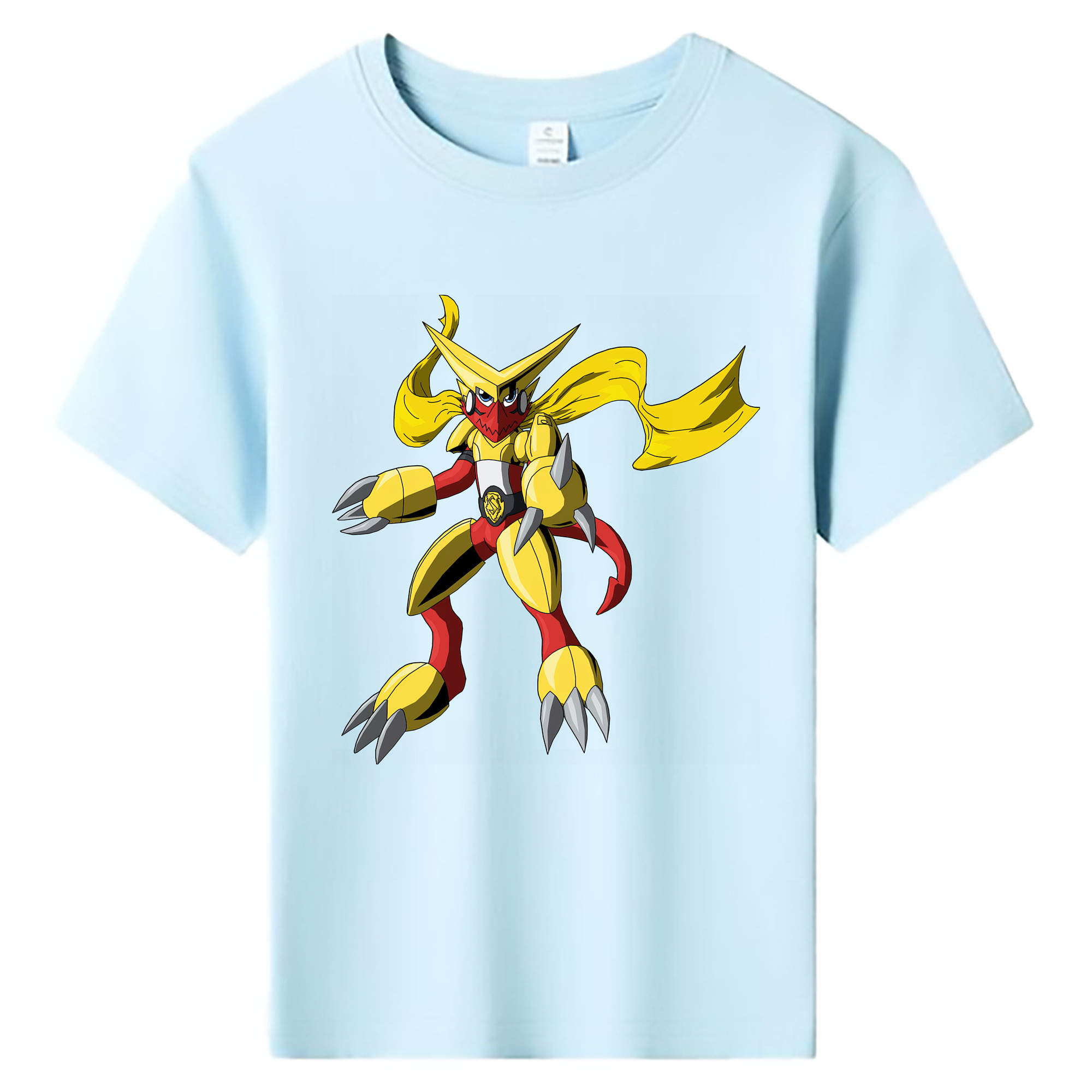 （画像用） Digimon デジタルモンスター/デジモン 綿100％キッズTシャツ（フロントプリント）
